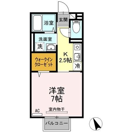 徳島駅 徒歩30分 2階の物件間取画像